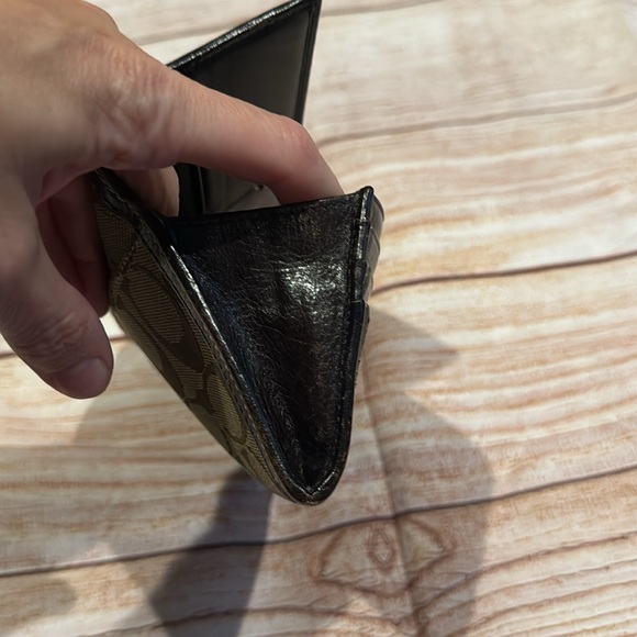 Coach Brown Monogram Long Wallet - Picture 10 of 11